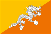 Bhutan Flaggen