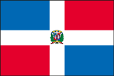 Dominikanische Republik Flaggen