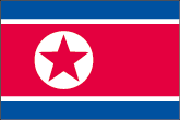 Nordkorea Flaggen