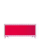 Absperrgitterbanner Absperrgitterbanner