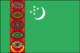 Turkmenistan Flaggen