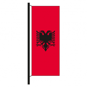 Hisshochflagge Albanien