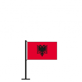 Tischflagge Albanien