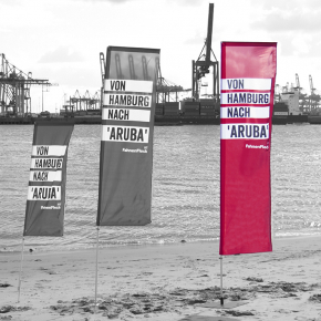 Beachflag 'Aruba' | L