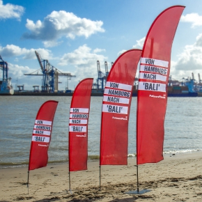 Beachflag 'Bali' Druck(frisch)