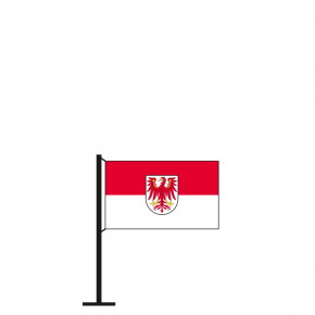 Tischflagge Brandenburg