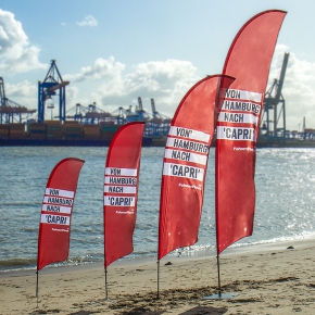 Beachflag konkave Unterkante