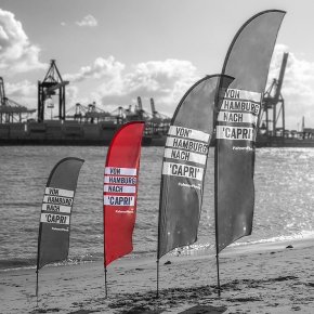 Beachflag konkave Unterkante M