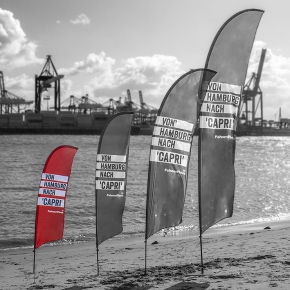 Beachflag konkave Unterkante S