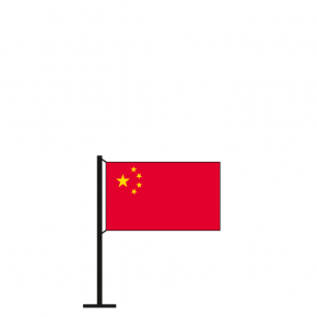 Tischflagge China