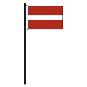 Hissflagge Lettland