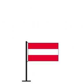 Tischflagge Österreich