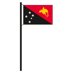 Aufnäher Papua Neuguinea Schrift Patch Flagge Fahne 