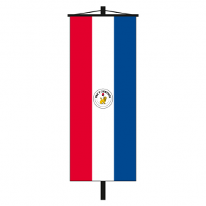 Banner-Fahne Paraguay Rückseite