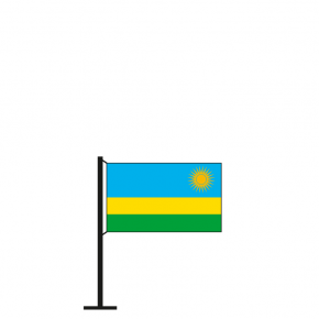 Tischflagge Ruanda