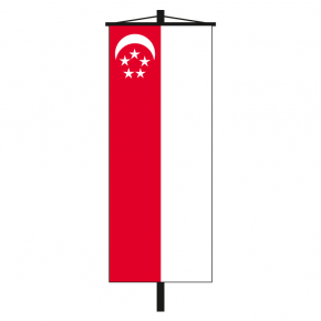 Banner-Fahne Singapur