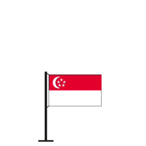 Tischflagge SingapurLeone