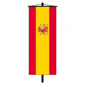 Banner-Fahne Spanien mit Wappen 