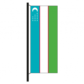 Hisshochflagge Usbekistan