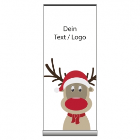 Roll-Up Deluxe 'Neuer Wall' mit dem Motiv: HoHoHo