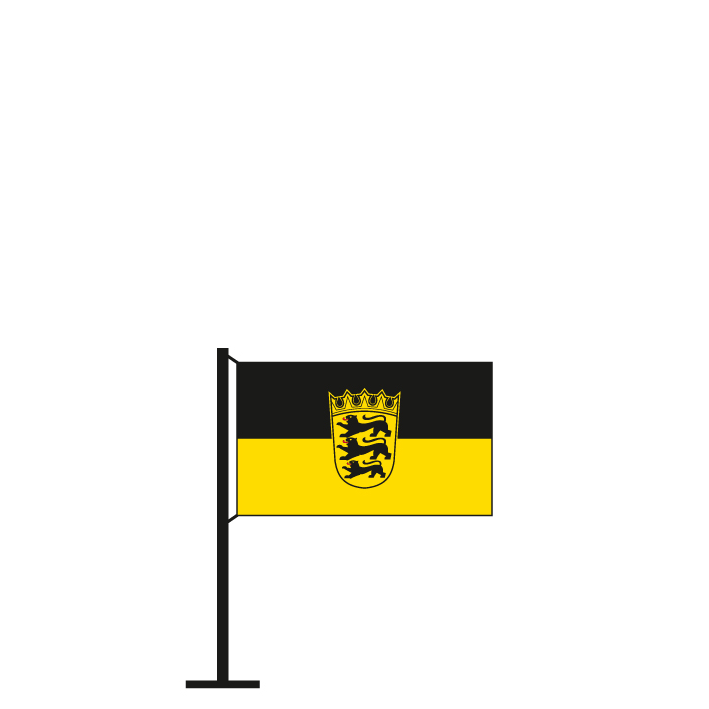 Baden Wurttemberg Dienstflaggen Fahnenfleck Shop