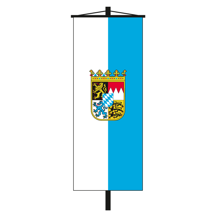 Fahne Flagge Unterfranken 80 x 120 cm Bootsflagge Premiumqualität 