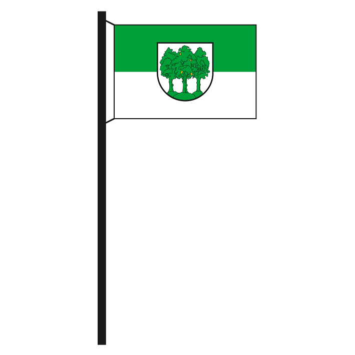 KÖNIGSBANNER Flagge Pohnsdorf – 100 X 150 Cm, Doppelt Gesäumt, Mit Karabinerhaken, Made In Germany