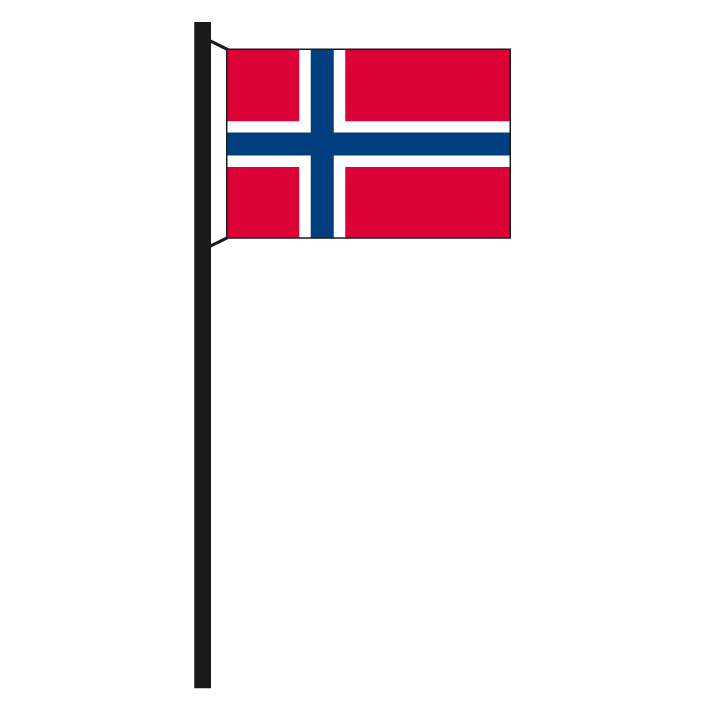 60 x 90 cm Flagge Norwegen 110 g/m² ca
