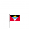 Tischflagge Antigua und Barbuda