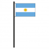 Hissflagge Argentinien