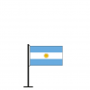 Tischflagge Argentinien