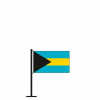 Tischflagge Bahamas