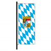 Hisshochflagge Bayernraute mit Wappen