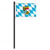Hissflagge Bayernraute mit Wappen
