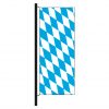 Hisshochflagge Bayernraute