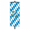 Bayern Rautenflagge mit Landessymbol