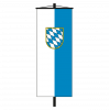 Bayern Streifenflagge mit Landessymbol