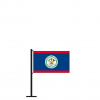 Tischflagge Belize