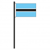 Hissflagge Botsuana