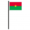Hissflagge Burkina Faso