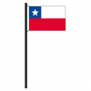 Hissflagge Chile