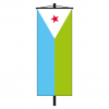 Banner-Fahne Dschibuti