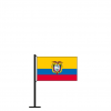 Tischflagge Ecuador mit Wappen