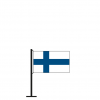 Tischflagge Finnland