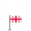 Tischflagge Georgien