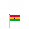 Tischflagge Ghana