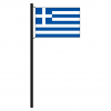 Hissflagge Griechenland