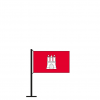 Tischflagge Hamburg