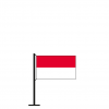 Tischflagge Indonesien