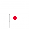 Tischflagge Japan